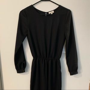 Wilfred black ankle jumpsuit